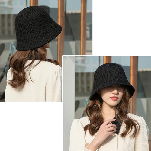 Mesh Woven UV Protection Bucket Hat
