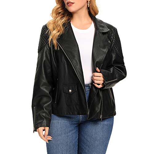 Faux Leather Biker Jacket