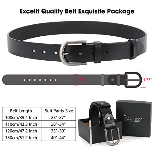 Leather Retro Pin Buckle Belt