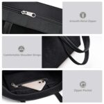 Waterproof PU Tote Bag, Large, Zipper
