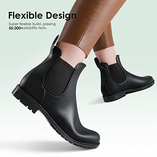 Waterproof Ankle Chelsea Rain Boots