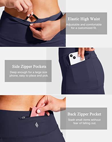 48cm Golf Skorts with Zipper Pockets