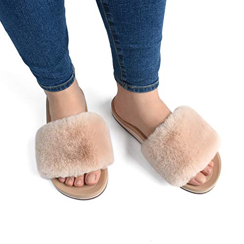 Orthopedic Faux Fur Slippers