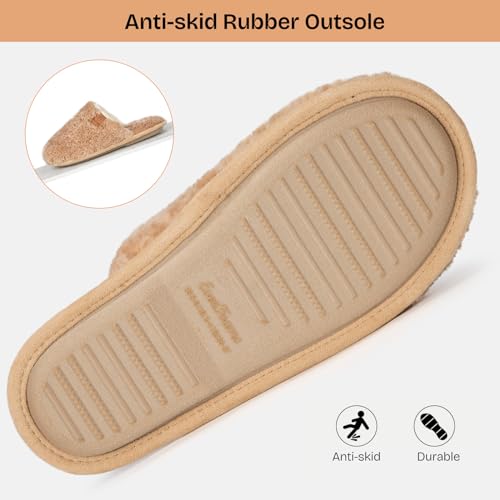 Cosy Shearling Memory Foam Slippers
