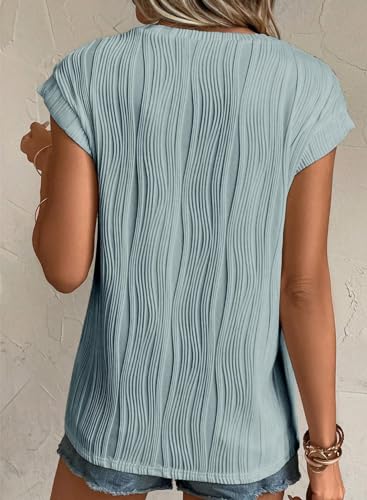 Short Sleeve Knit Blouse