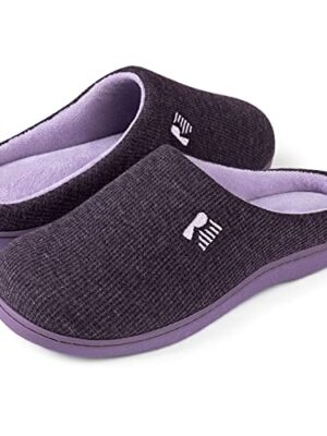 Two-Tone Memory Foam Slipper