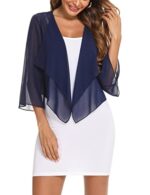Chiffon Bolero Cardigans 3/4 Sleeve