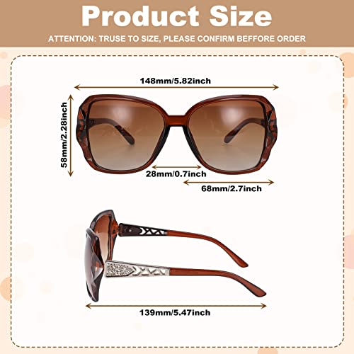 Large UV 400 Polarized Sunglasses