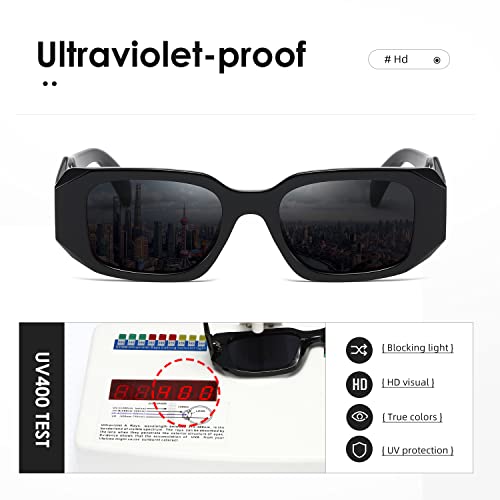 Rectangle Retro Sunglasses Vintage Square