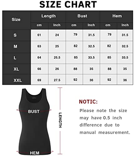 Supersoft Stretch Tank Tops 3-4 Pack