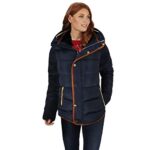 Quilted Winter Puffer Coat with Faux Fur Hood