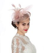 Flower Feather Fascinator