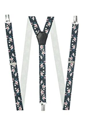 Floral Paisley Adjustable Y Shape Braces