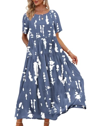 Plus Size Bohemian Floral Maxi Dress