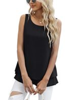Sleeveless Chiffon Tank Top