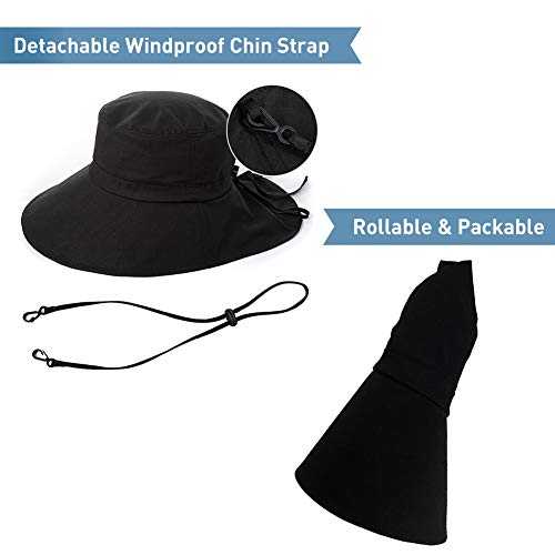 UPF 50 Wide Brim Cotton Sun Hat