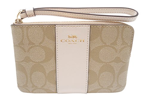 Leather Corner Zip Wristlet