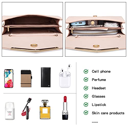 Pink Clutch Handbag
