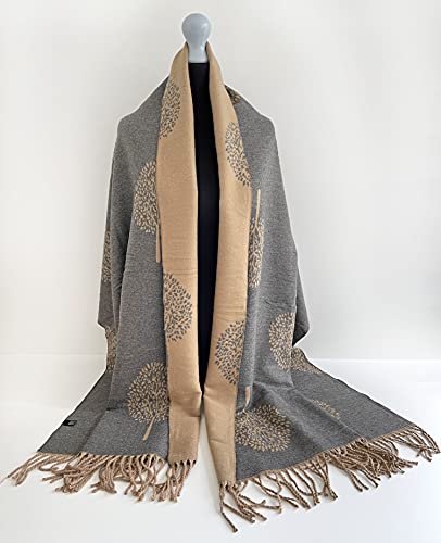 Reversible Scarf - Large Wrap, Warm