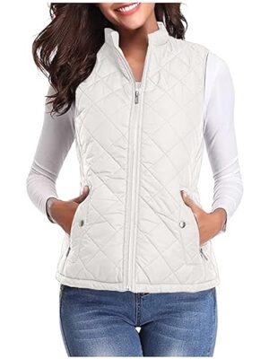 Quilted Gilet with Zip Pockets