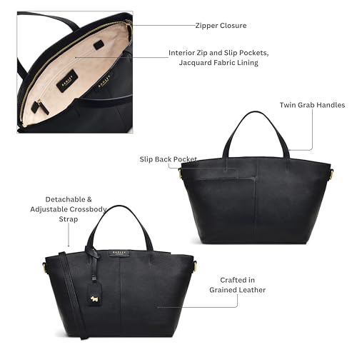 Dove Road Medium Leather Top Handle Bag