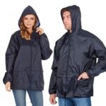 Hooded Raincoat - Water-Resistant, Lightweight
