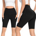 Cycling Shorts with Pockets, High Waist