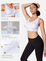 Racerback Sports Bra - Padded Seamless Activewear