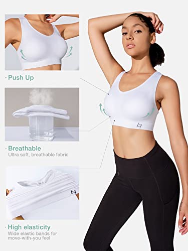 Racerback Sports Bra - Padded Seamless Activewear