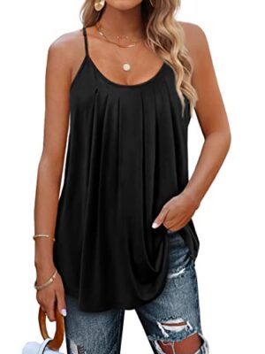 Summer Vest Adjustable Spaghetti Straps