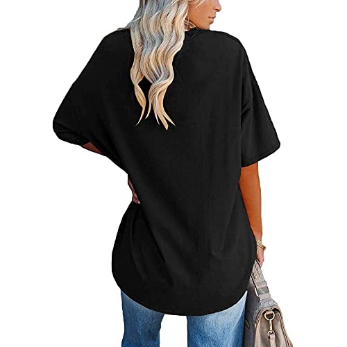 Summer V Neck Half Sleeve Tunic Top
