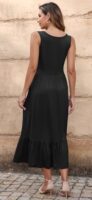 Sleeveless Maxi Dress with Pockets