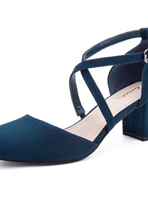 Mid Heel Chunky Dress Sandals