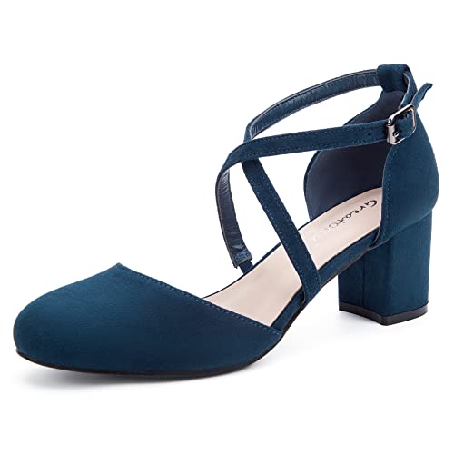 Mid Heel Chunky Dress Sandals
