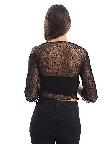 Fish Net Bolero Shrug Top