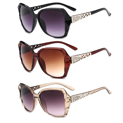 Vintage UV400 Oversized Sunglasses