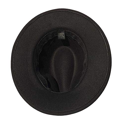 Wide Brim Fedora Hat - Felt Panama Cap
