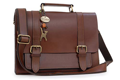 Leather Messenger Bag - Large Work Satchel