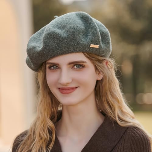 Gajaous Classic Wool Berets for Women and Girls