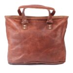Vintage Leather Tote Bag