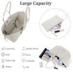 Crescent Tote Bag with Clutch