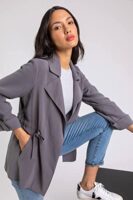 Tie Waist Jacket - Longline Coat