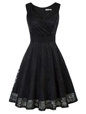 Sequin V-Neck Sleeveless Dress