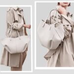 Crescent Tote Bag with Clutch