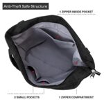 Corduroy Waterproof Tote Bag with Zipper, 35L