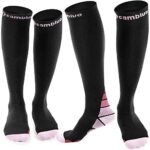 Compression Socks 2 Pairs for Calf & Ankle Support