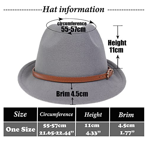 Wool Panama Hat, Curl Brim Jazz Fedora