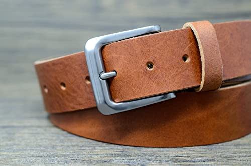 Italian Leather 38mm Belt - Made in England