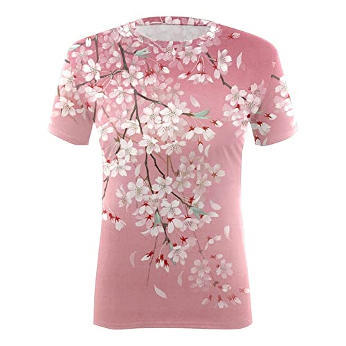 Summer Casual Print Short Sleeve Top