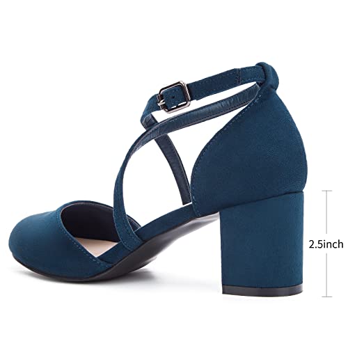 Mid Heel Chunky Dress Sandals